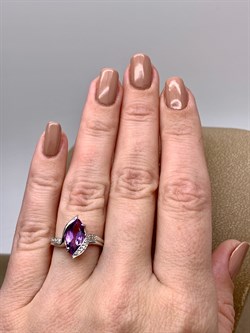 *Кольцо р.17 Аметист арт. R00028-587 Вес 2,81 г - фото 336782 *Кольцо р.17 Аметист арт. R00028-587 Вес 2,81 г - фото 336782