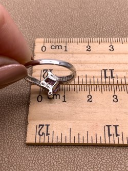 *Кольцо р.17,5 Аметист арт. R00012-016 Вес 2,16 г - фото 336793