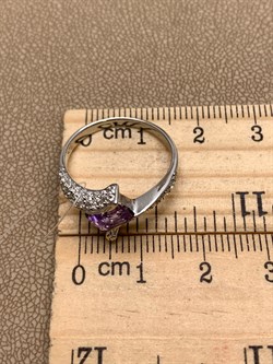*Кольцо р.17,5 Аметист арт. R00012-016 Вес 2,16 г - фото 336794