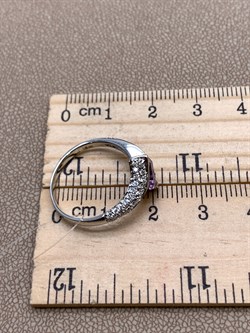 *Кольцо р.17,5 Аметист арт. R00012-016 Вес 2,16 г - фото 336795