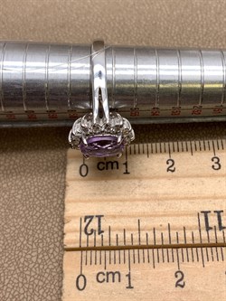 *КОЛЬЦО р.18 Аметист арт. R00037-612, (вес около 5,39 г) - фото 336797 *КОЛЬЦО р.18 Аметист арт. R00037-612, (вес около 5,39 г) - фото 336797