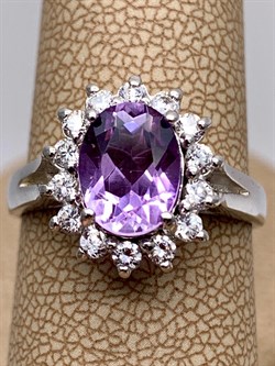 *КОЛЬЦО р.18 Аметист арт. R00037-612, (вес около 5,39 г) - фото 336801 *КОЛЬЦО р.18 Аметист арт. R00037-612, (вес около 5,39 г) - фото 336801