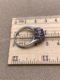 *КОЛЬЦО р.18 Аметист арт. R00037-612, (вес около 5,39 г) - фото 336805 *КОЛЬЦО р.18 Аметист арт. R00037-612, (вес около 5,39 г) - фото 336805