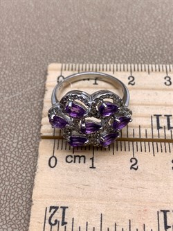 *КОЛЬЦО р.17,5 Аметист арт. R00034-267, (вес 4,63 г) - фото 336814 *КОЛЬЦО р.17,5 Аметист арт. R00034-267, (вес 4,63 г) - фото 336814