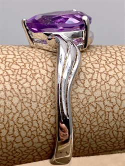 *КОЛЬЦО р.17,5 Аметист арт. R00010-521, (вес 3,26 г) - фото 336830