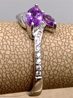 *Кольцо р.17,5 Аметист арт. R00016-552, (вес 2,99 г) - фото 336850 *Кольцо р.17,5 Аметист арт. R00016-552, (вес 2,99 г) - фото 336850