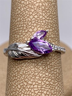 *Кольцо р.17,5 Аметист арт. R00016-552, (вес 2,99 г) - фото 336851 *Кольцо р.17,5 Аметист арт. R00016-552, (вес 2,99 г) - фото 336851