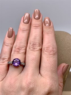 *Кольцо р.17 Аметист арт. R00019-978, (вес 3,78 г) - фото 336862 *Кольцо р.17 Аметист арт. R00019-978, (вес 3,78 г) - фото 336862