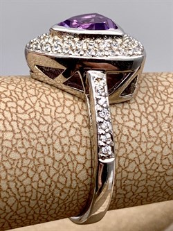 *КОЛЬЦО р.17 Аметист арт. R00001-160, (вес 5,31 г) - фото 336870