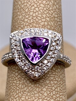 *КОЛЬЦО р.17 Аметист арт. R00001-160, (вес 5,31 г) - фото 336871
