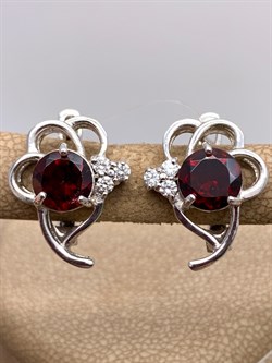 *СЕРЬГИ Гранат арт. E00068-513, (вес 5,95 г) - фото 336902 *СЕРЬГИ Гранат арт. E00068-513, (вес 5,95 г) - фото 336902