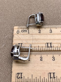 *Серьги Гранат арт. E00036-346, (вес 6,6 г) - фото 336910 *Серьги Гранат арт. E00036-346, (вес 6,6 г) - фото 336910