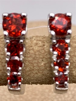 *СЕРЬГИ Гранат арт. E00513-565, (вес около 3,65 г) - фото 336913 *СЕРЬГИ Гранат арт. E00513-565, (вес около 3,65 г) - фото 336913