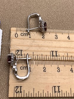 *СЕРЬГИ Гранат арт. E00508-117, (вес 4,2 г) - фото 336920 *СЕРЬГИ Гранат арт. E00508-117, (вес 4,2 г) - фото 336920