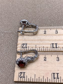 *СЕРЬГИ Гранат арт. E00508-117, (вес 4,2 г) - фото 336921 *СЕРЬГИ Гранат арт. E00508-117, (вес 4,2 г) - фото 336921