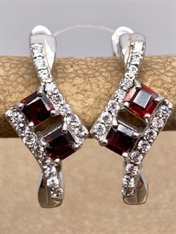 *СЕРЬГИ Гранат арт. E00405-621, (вес 4,19 г) - фото 336933 *СЕРЬГИ Гранат арт. E00405-621, (вес 4,19 г) - фото 336933