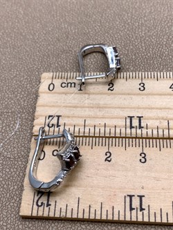 *СЕРЬГИ Гранат арт. E00405-621, (вес 4,19 г) - фото 336935 *СЕРЬГИ Гранат арт. E00405-621, (вес 4,19 г) - фото 336935