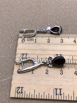 *СЕРЬГИ Гранат арт. E00306-589, (вес 5,39 г) - фото 336942 *СЕРЬГИ Гранат арт. E00306-589, (вес 5,39 г) - фото 336942