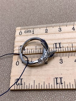 *Кольцо р.17,5 Колибри Фианит арт. 01-1991/КЦ11-00-383 вес 2,62 г - фото 337082 *Кольцо р.17,5 Колибри Фианит арт. 01-1991/КЦ11-00-383 вес 2,62 г - фото 337082