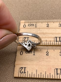 *Кольцо р.17,5 иск Турмалин арт. 01-2437/НСТН-07-516 вес 1,99 г - фото 337091