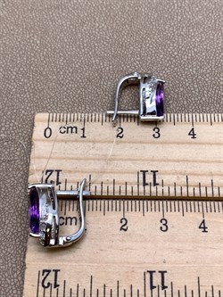 *Серьги Аметист арт. E00088-682 Вес 4,97 г - фото 337112 *Серьги Аметист арт. E00088-682 Вес 4,97 г - фото 337112