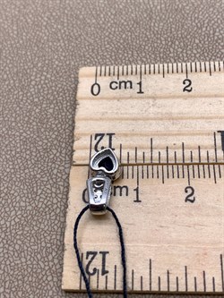 *Подвеска Сердце Сапфир иск арт. 03-1082/0ГТС-00-333 вес 1,08 г - фото 337120 *Подвеска Сердце Сапфир иск арт. 03-1082/0ГТС-00-333 вес 1,08 г - фото 337120