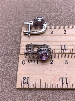 *Серьги Аметист арт. E00093-605 Вес 5,02 г - фото 337205 *Серьги Аметист арт. E00093-605 Вес 5,02 г - фото 337205