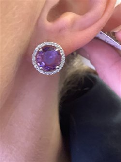 *СЕРЬГИ Аметист арт. E00043-347, (вес 6,65 г) - фото 337212 *СЕРЬГИ Аметист арт. E00043-347, (вес 6,65 г) - фото 337212