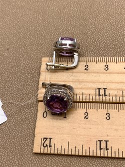 *СЕРЬГИ Аметист арт. E00043-347, (вес 6,65 г) - фото 337214 *СЕРЬГИ Аметист арт. E00043-347, (вес 6,65 г) - фото 337214