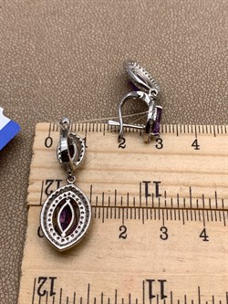 *СЕРЬГИ Аметист арт. E00017-209, (вес 5,98 г) - фото 337237 *СЕРЬГИ Аметист арт. E00017-209, (вес 5,98 г) - фото 337237