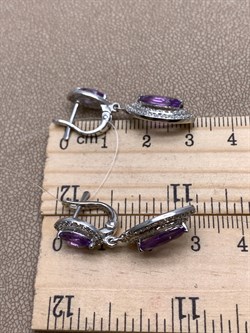 *СЕРЬГИ Аметист арт. E00017-209, (вес 5,98 г) - фото 337238 *СЕРЬГИ Аметист арт. E00017-209, (вес 5,98 г) - фото 337238