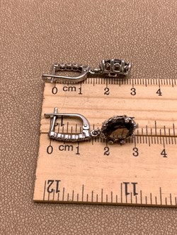 *СЕРЬГИ Раухтопаз Дымчатый Кварц арт. E00226-646, (вес 5,69 г) - фото 337274 *СЕРЬГИ Раухтопаз Дымчатый Кварц арт. E00226-646, (вес 5,69 г) - фото 337274