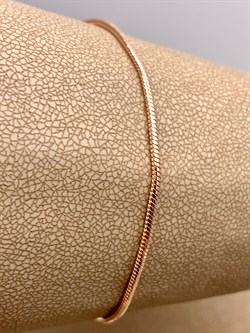 *Браслет р.18 Снейк цв Красное арт. БП150УКА1П-А51-797 Вес 3,29 г - фото 337325