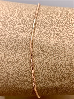 *Браслет р.20 Снейк цв Красное арт. БП140УКА1П-А51-251, Вес 2,58 г - фото 337335