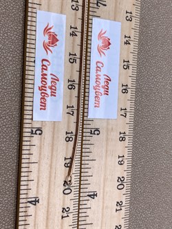 *Браслет р.20 Снейк цв Красное арт. БП140УКА1П-А51-251, Вес 2,58 г - фото 337338