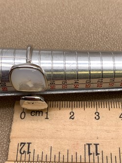 *Кольцо р.18 Белый Перламутр арт. RB-R01926-X-W-PN-X-X-123 вес 3,74 г - фото 337367