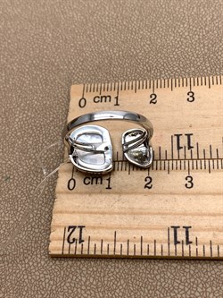 *Кольцо р.18 Белый Перламутр арт. RB-R01926-X-W-PN-X-X-123 вес 3,74 г - фото 337373