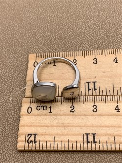 *Кольцо р.18 Белый Перламутр арт. RB-R01926-X-W-PN-X-X-123 вес 3,74 г - фото 337374