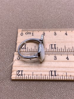 *Кольцо р.18 Белый Перламутр арт. RB-R01926-X-W-PN-X-X-123 вес 3,74 г - фото 337375