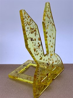 Подставка для телефона р.14,8-10,5 Янтарь эп. смола арт 250413 вес 107,99 гр - фото 337398