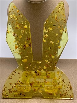 Подставка для телефона р.14,8-10,5 Янтарь эп. смола арт 250413 вес 107,99 гр - фото 337400