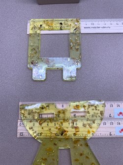 Подставка для телефона р.14,8-10,5 Янтарь эп. смола арт 250413 вес 107,99 гр - фото 337401