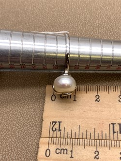 *Кольцо р.16,5 Белый Жемчуг арт. PI-R02513-X-W-W-X-X-205 вес 2,85 г - фото 337474