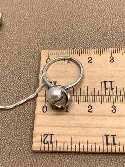 *Кольцо р.16,5 Белый Жемчуг арт. PI-R02513-X-W-W-X-X-205 вес 2,85 г - фото 337481