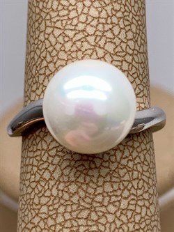 *Кольцо р.16 Майорка Белый Жемчуг арт. OF-R00848-X-W-PS-X-X-992 вес 3,9 г - фото 337508 *Кольцо р.16 Майорка Белый Жемчуг арт. OF-R00848-X-W-PS-X-X-992 вес 3,9 г - фото 337508