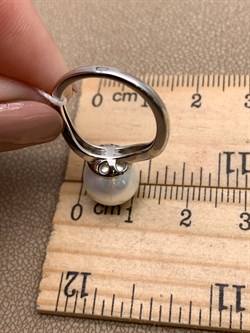 *Кольцо р.16 Майорка Белый Жемчуг арт. OF-R00848-X-W-PS-X-X-992 вес 3,9 г - фото 337510 *Кольцо р.16 Майорка Белый Жемчуг арт. OF-R00848-X-W-PS-X-X-992 вес 3,9 г - фото 337510