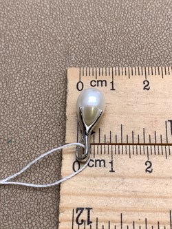 *Подвеска Белый Жемчуг арт. PI-P01230-X-W-PN-X-X-230 вес 1,99 г - фото 337527 *Подвеска Белый Жемчуг арт. PI-P01230-X-W-PN-X-X-230 вес 1,99 г - фото 337527