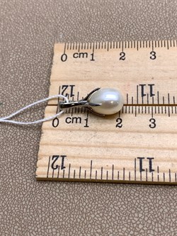 *Подвеска Белый Жемчуг арт. PI-P01230-X-W-PN-X-X-230 вес 1,99 г - фото 337528 *Подвеска Белый Жемчуг арт. PI-P01230-X-W-PN-X-X-230 вес 1,99 г - фото 337528