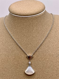 *Колье р.42 Перламутр арт. PI-N01953-X-W-PN-X-W-387 вес 5,1 г - фото 337537