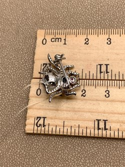 *Брошь Белый Жемчуг арт. PI-Br02400-X-W-PN-X-Mix-202 вес 3,1 г - фото 337559 *Брошь Белый Жемчуг арт. PI-Br02400-X-W-PN-X-Mix-202 вес 3,1 г - фото 337559